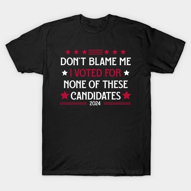 Don't blame me T-Shirt by Emmi Fox Designs